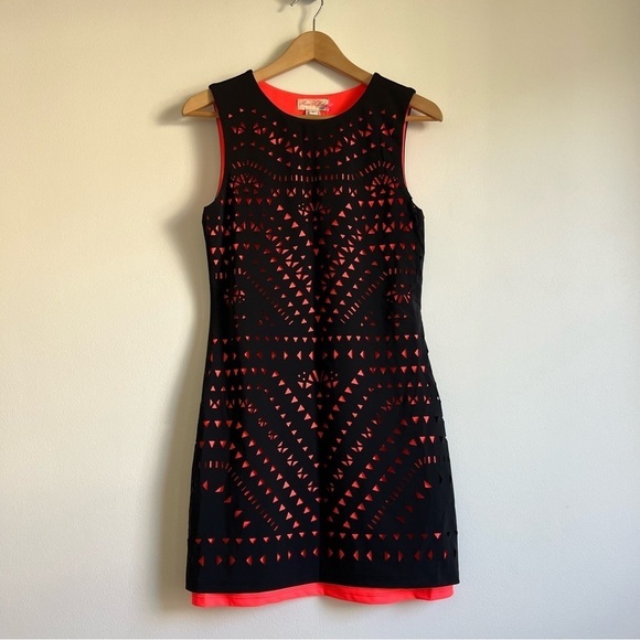 Mara Hoffman Laser Cut Dress in Black M/L - Picture 2 of 12